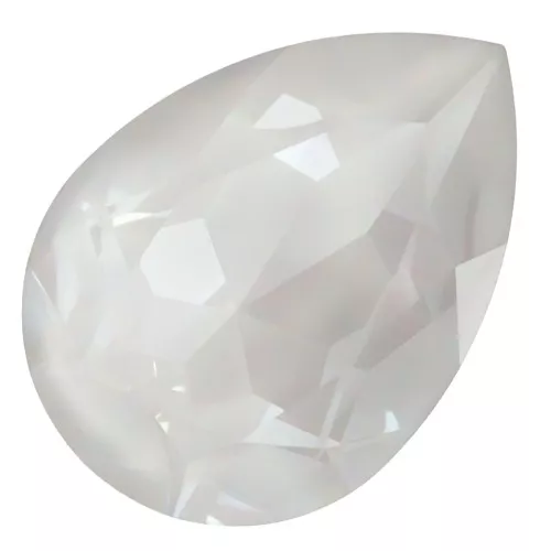 14x10mm Cabochon PureCrystal 4320 - Crystal Electric White Ignite x1
