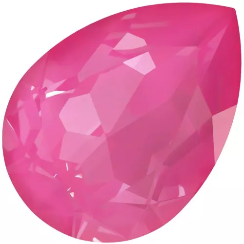 18x13mm PureCrystal 4320 Cabochon - Crystal Electric Pink Ignite x1