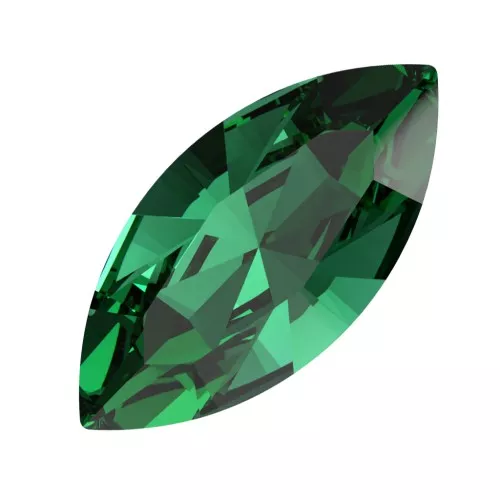 10x5mm PureCrystal navette 4228 - Majestic Green x1
