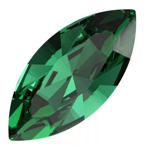 15x7mm PureCrystal navette 4228 - Majestic Green x1