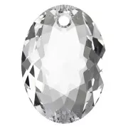 9mm PureCrystal 6438 Elliptic Cut Pendant - Crystal x1