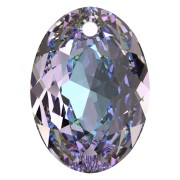 9mm PureCrystal 6438 Elliptic Cut Pendant - Crystal Vitrail Light x1|raw }}