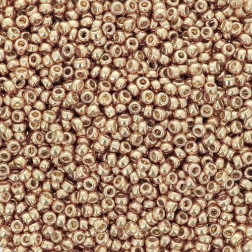 Miyuki Duracoat 15/0 Seed beads 4204 - Galvanized Champagne x100g