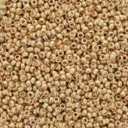 Miyuki 15/0 Seed Beads 1052 - Galvanized Gold x100g