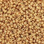 Miyuki Duracoat 11/0 Seed beads 4203 - Galvanized Yellow Gold x100g