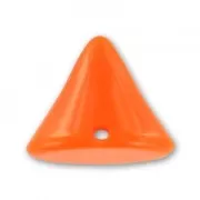 Cones to sew on 10 mm Fluo Orange x6