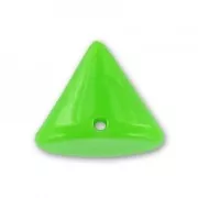 Cones to sew 10 mm Fluo Green x6