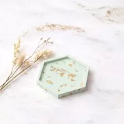 17x15cm Silicone mold for hexagonal coaster x1