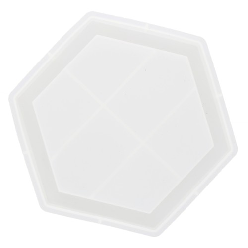 17x15 cm hexagonal silicone cup mold x1