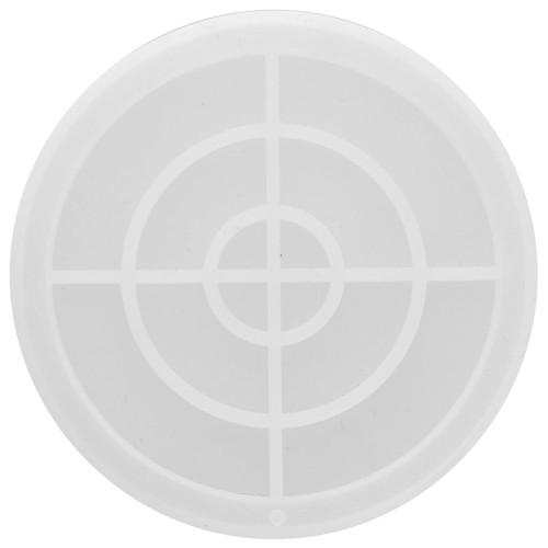 Silicone mould for a 10cm round coaster x1