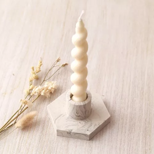 10x5x8.2cm Silicone mold for candle holder - Jesmonite x1
