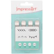 Set of 4 ImpressArt stamps - 6 mm - Borders Version 1 x1