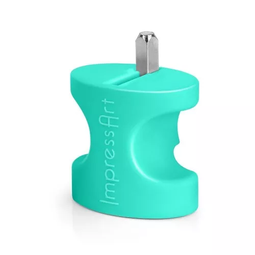 ImpressArt stamp holder 6 mm with Heart stamp 6 mm x1