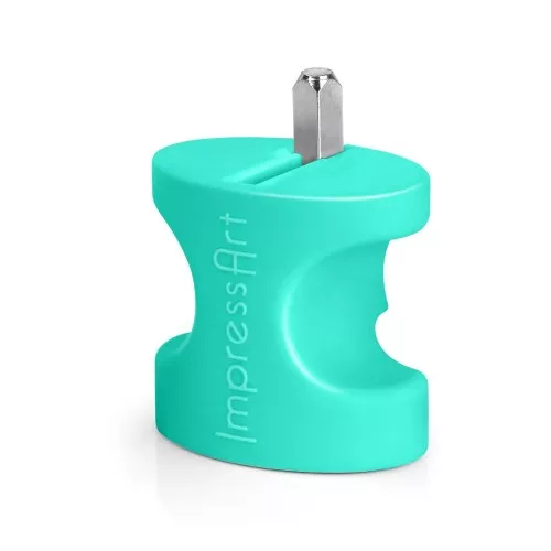 ImpressArt stamp holder 3 mm with Heart stamp 3 mm x1