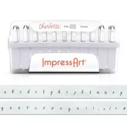 ImpressArt stamps set - 3 mm - Lowercase Alphabet - Charlotte x33