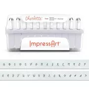 ImpressArt stamps set - 3 mm - Alphabet Majuscules - Charlotte x33