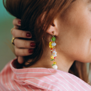 Czech pressed glass beads assortment - Multi x50g