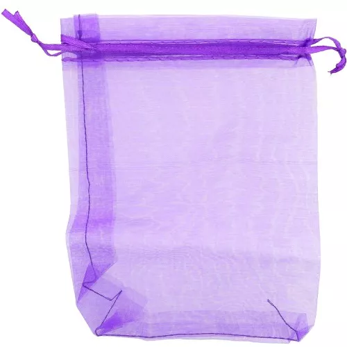 140x190mm Organza bag - Purple x1