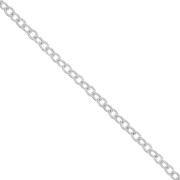 2.7mm Cable mesh chain - Silver Tone x50cm