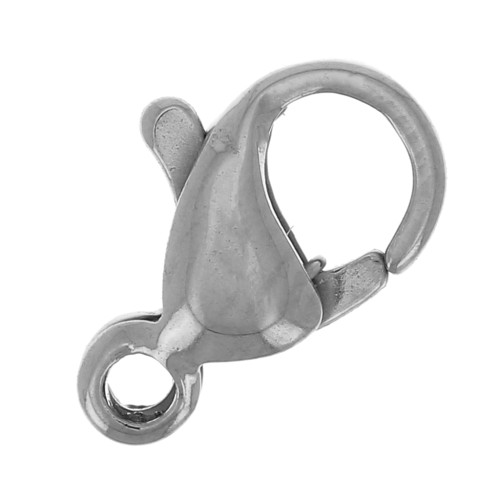 9mm 316L stainless steel lobster clasp - Made in Europe x1