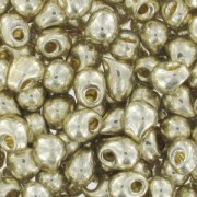 Duracoat Miyuki Fringe beads 3.4mm DP28-4201 - Galv. Silver x8g|raw }}