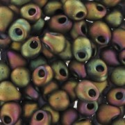 Miyuki Fringe beads 3.4mm DP28-2035 - Met Khaki Iris Mat x8g|raw }}