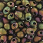 Miyuki Fringe beads 3.4mm DP28-2035 - Met Khaki Iris Mat x8g