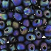 Miyuki Fringe beads 3.4mm DP28-0401FR - Mat Black AB x8g