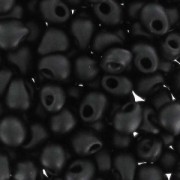 Miyuki Fringe beads 2.8 mm DP28-0401F - Mat Black x8g
