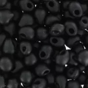Miyuki Fringe beads 2.8 mm DP28-0401F - Mat Black x8g