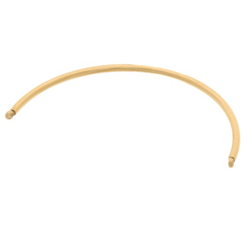 60x2mm Stainless steel 316L Half-ring spacer for bracelet - Gold x1