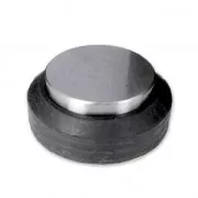 Metal block sucker 2 areas steel and nylon 63 mm x1