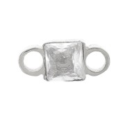 6x3mm 316L stainless steel Square spacer zirconium oxide - Crystal x1|raw }}