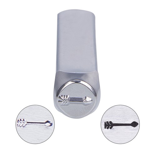 6mm metal stamp - Arrow x1