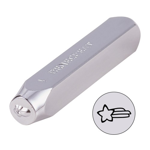 6mm metal stamp - Shooting star x1