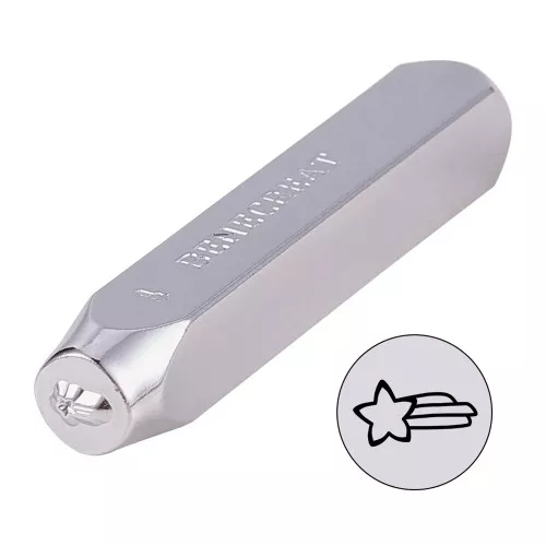 6mm metal stamp - Shooting star x1