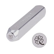 6mm metal stamp - Clover x1