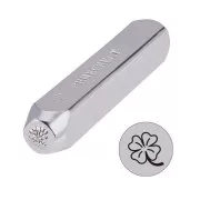 6mm metal stamp - Clover x1