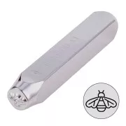 6mm metal stamp - Bee x1