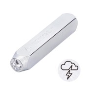 6mm metal stamp - Stormy cloud x1|raw }}