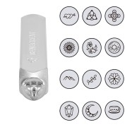 6mm metal stamp set - Symbol pattern x12