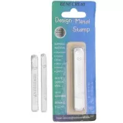 Metal stamp set 2 mm, 4 mm and 6 mm - Heart x3