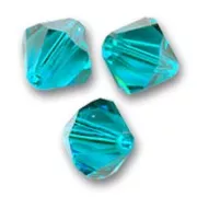 Toupies en cristal PureCrystal 5328 6 mm Blue Zircon x20