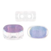 4x6mm Lipsi® Glass beads by Puca® - Crystal AB x10g