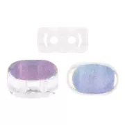 4x6mm Lipsi® Glass beads by Puca® - Crystal AB x10g