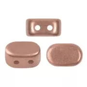 4x6mm Lipsi® Glass beads by Puca® - Light Copper Mat x10g