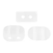 4x6mm Lipsi® Glass beads by Puca® - Crystal Mat x10g