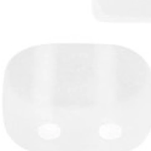 4x6mm Lipsi® Glass beads by Puca® - Crystal Mat x10g