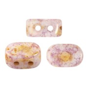 4x6mm Lipsi® Glass beads by Puca® - Opaque Mix Rose Gold Ceramic Look x10g|raw }}