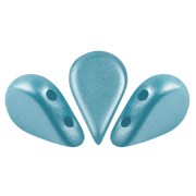 5x8mm Amos® Glass beads by Puca® - Pastel Aqua x10g